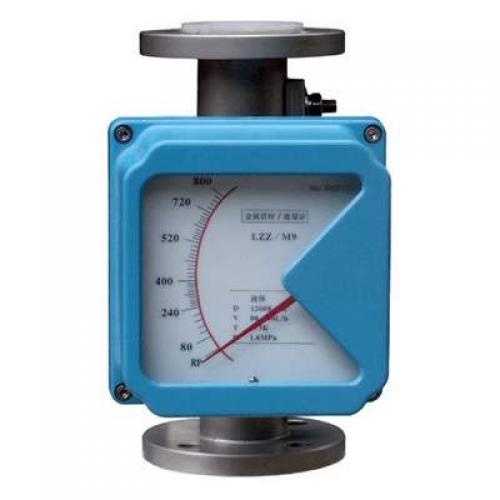 Metal tube rotor flowmeter