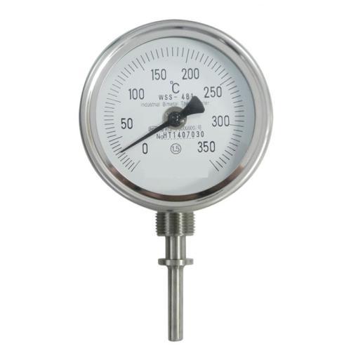 Stainless steel bimetallic thermometer
